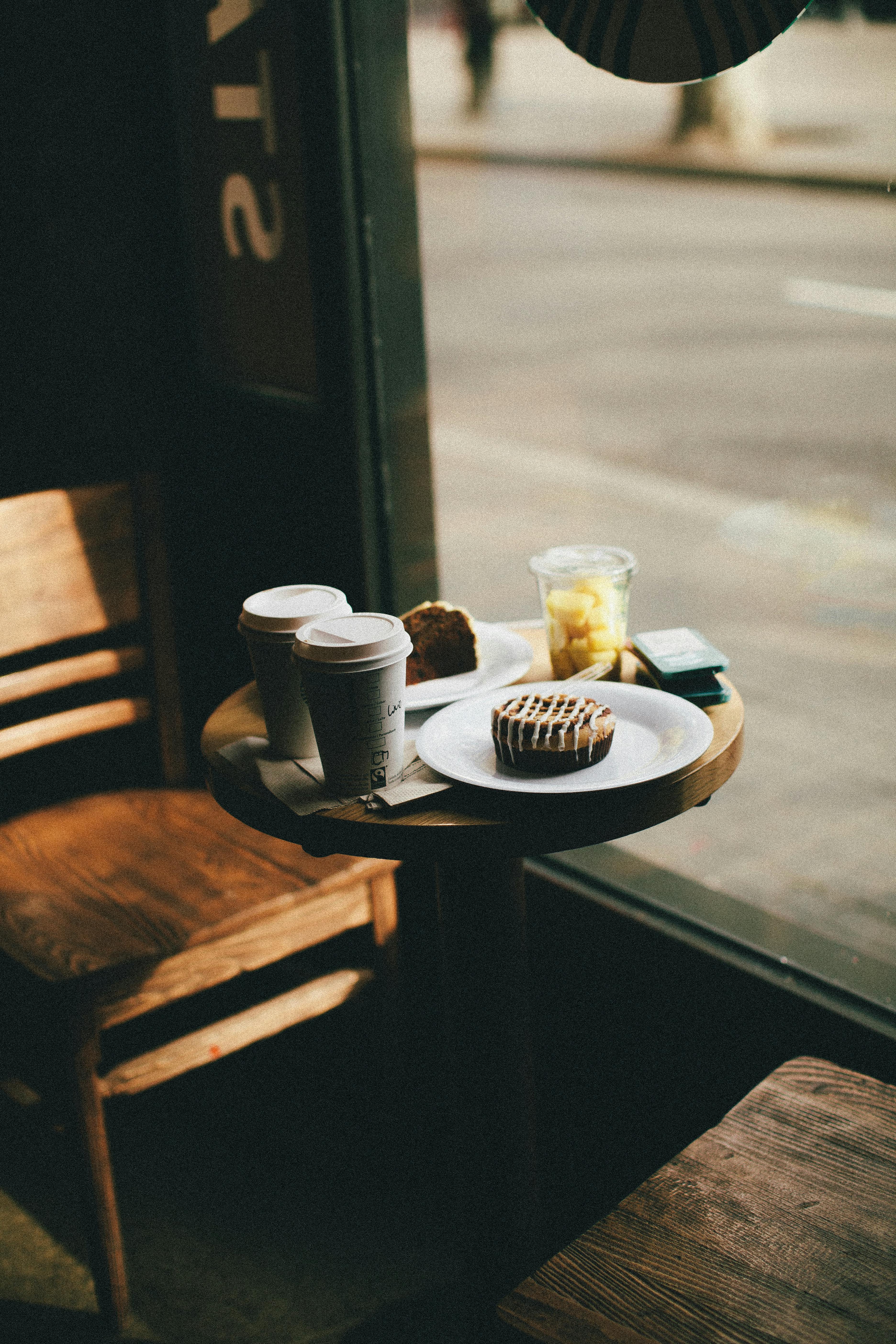 Cozy interior of The Daily Grind cafe